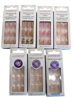 imPRESS Mixed Pink & Nude Press-On Nail Bundle